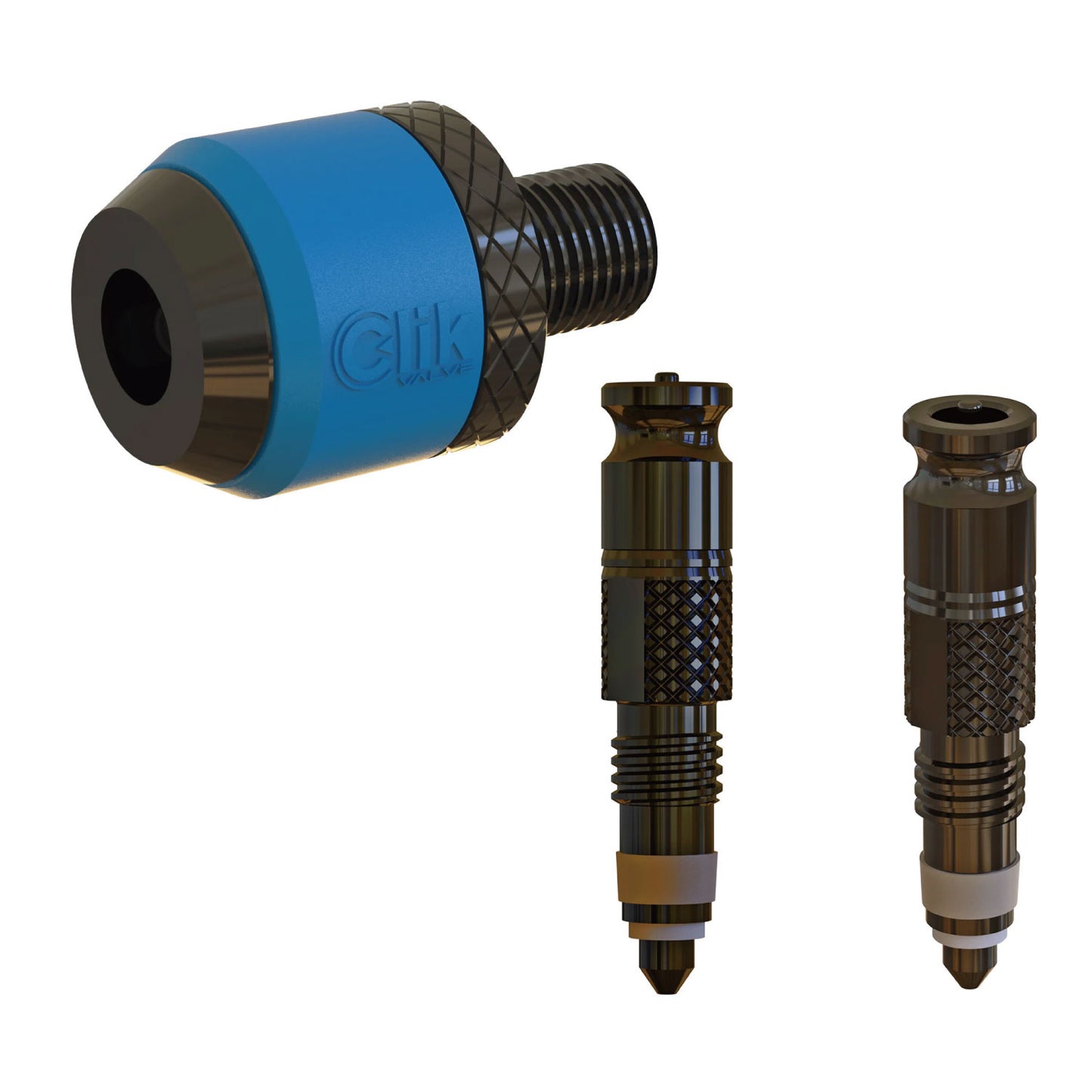 CLIK VALVE HI-FLOW CORES PRESTA STEM CLIK PUMP ADAPTER